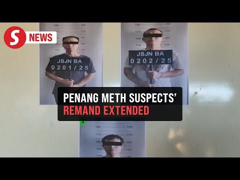 Remand of three suspected meth syndicate chemists extended