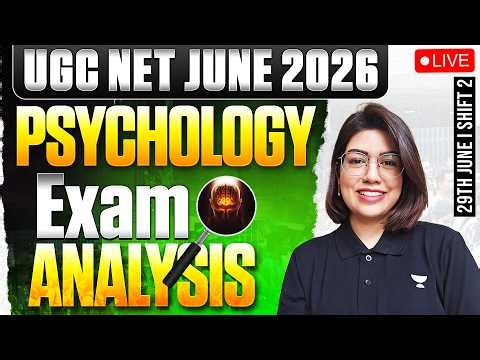UGC NET Psychology Exam Analysis | UGC NET Psychology June 2026 | UGC NET Psychology Paper Review