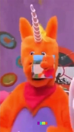 Barney the dinosaur VS buddy￼