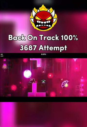 Geometry Dash Back On Track 100% — How to Complete Back On Track