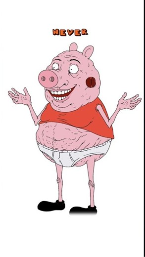 chatter chatter peppa pig 😂 ( animation meme ) #shorts