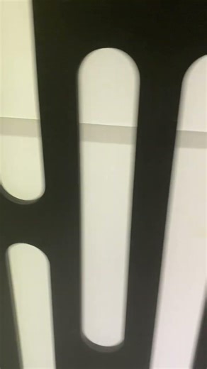 Alien hive light panels with fog effect and laser