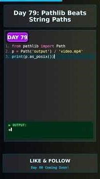 STOP Python Path Pain! 🤯 Pathlib SAVES You! #shorts #viral