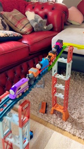 Thomas & Friends train pile up!! #thomasandfriends