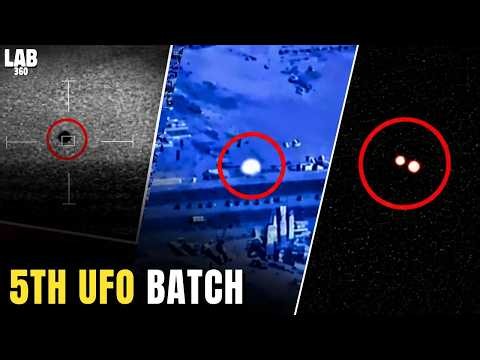 Pentagon Discloses New 5th Batch Of UAP Files | Shocking Footage Caught By Military and Navy Sensors