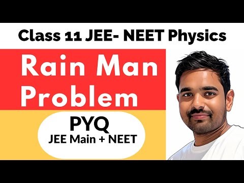 Rain Man Problem | Relative Velocity Class 11 