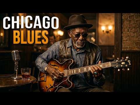 Chicago Blues Bar – Cozy Chicago Blues, Smooth Jazz & Soft Guitar for Long Evening Vibes
