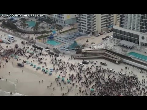 Spring Break crowds in South Florida increasing but calm as Volusia County experiences chaos