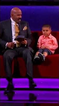 Steve Harvey meets a young boy who's a math whiz. #steveharvey #littlebigshots