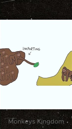 What Are Tariffs? (Simple Monkey Story) 🐒📦 #tariffs #economics