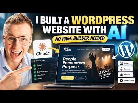 Built a WordPress Website With AI | No More Page Builder Needed