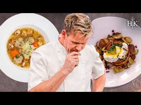 Gordon Ramsay's Toughest Vegetarian CHALLENGE Ever | Hell's Kitchen USA