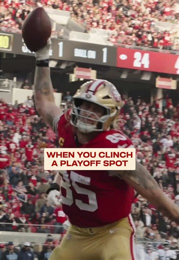𝘊𝘓𝙄𝙉𝘊𝘏𝘌𝘋 #nfl #playoffs #football #49ers #clinch | 49ers clinch playoff spot