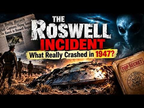 The Roswell Incident: What Really Crashed in 1947? | Dark History