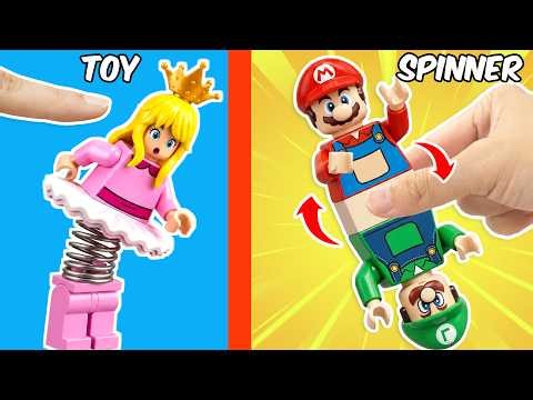 I Built the Ultimate LEGO Mario Fidget Toy | FUNZ Bricks