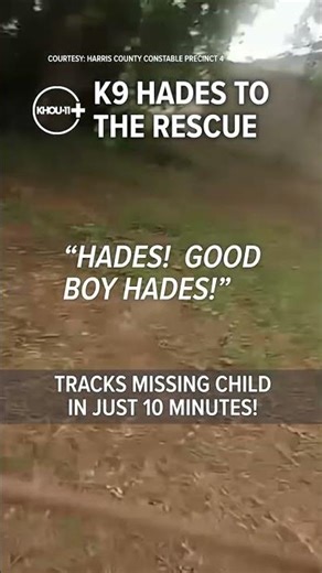K9 Hades tracks missing child, found safe in 10 minutes!