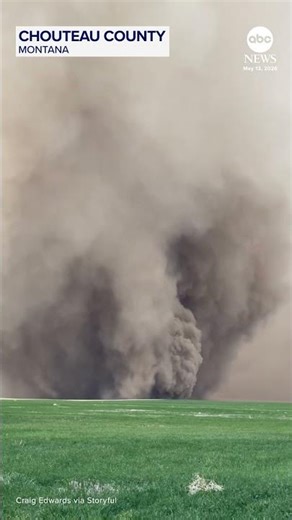 Massive ‘dirtnado’ spotted in Montana