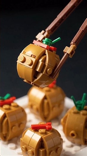 LEGO Takoyaki 🍥 | Satisfying Stop Motion