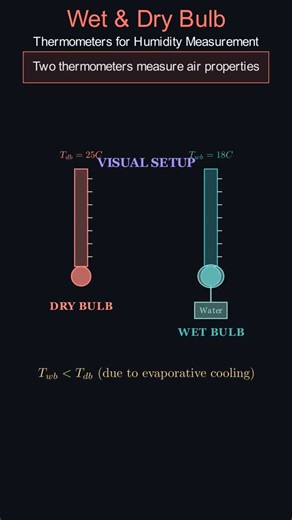 Chemical Engineering: Dry bulb Wet Bulb Temperature #chemicalengineering #chemicalprocesscalculation
