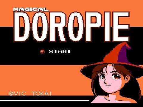 Magical Doropie (Famicom, 1990) – Full Game No-Death Session [CC] 🧹🤖🪄