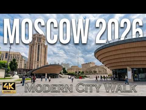 🇷🇺 4K HDR // AMAZING MOSCOW 🔥 Summer Streets, Architecture & City Life