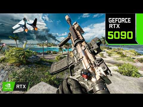 Battlefield 6: TopGun : RTX 5090 32GB + AMD Ryzen 7 9800X3D (4K Ultra Graphics DLSS 4.5 ON)