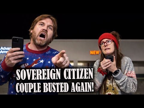 Sovereign Citizen Couple Busted AGAIN in Police Bodycam Traffic Stop | Illegal Driving Meltdown