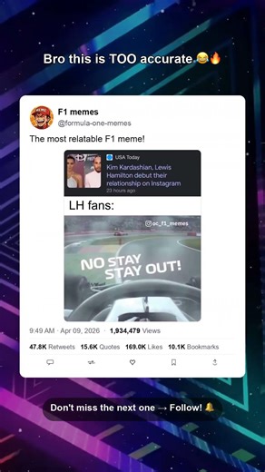 THE MOST RELATABLE F1 MEME EVER! 😂🏎️