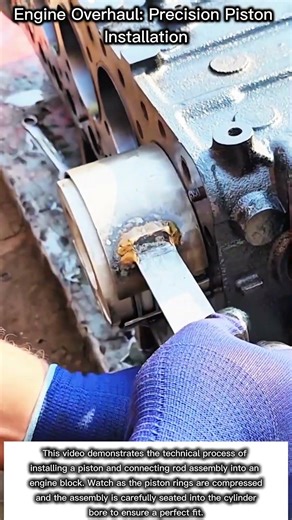 Engine Overhaul: Precision Piston & Rod Installation 🛠️