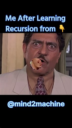 DSA Students After Learning Recursion 🤯😂 | #shorts #sorts #education #coding #trending #memes