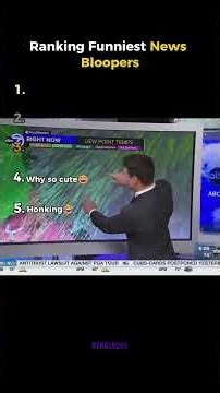 😂 Ranking the Funniest News Bloopers! #shorts