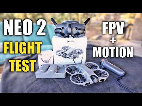 DJI Neo 2 FPV Flight Test with Goggles 3 & Motion 3 - In Depth