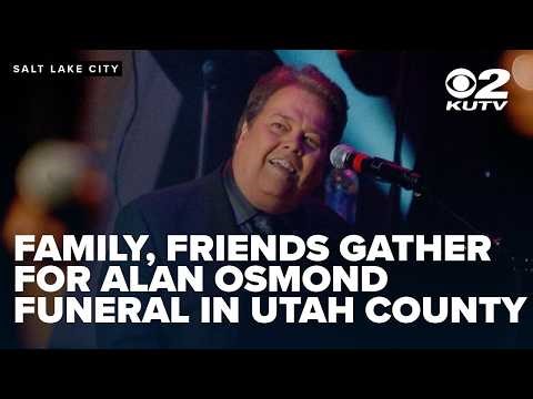 Family, friends gather for Alan Osmond funeral in Utah County