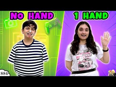 NO HAND ONE HAND | Ep 884 | Family Comedy | Aayu and Pihu Show