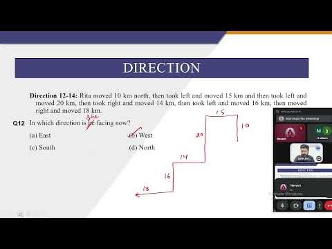 DIRECTION - PART 2 | REASONING | ZERO TO ADVANCE QUANT, DI & REASONING | SURJIT SIR