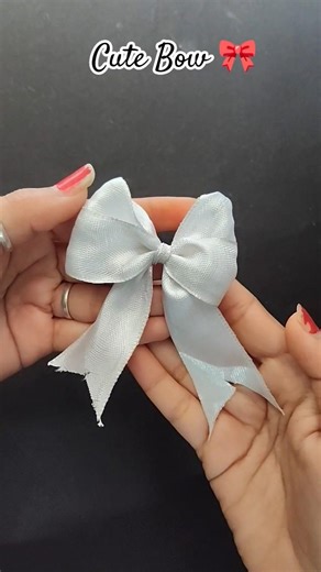 How to make easy bow 🎀 #diy​ #art​ #craft​ #howtomake​ #easy​ #bow​