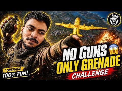 ONLY GRENADE CHALLENGE / PUBG MOBILE