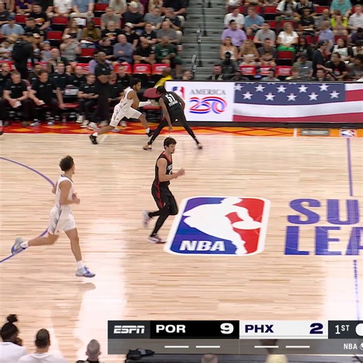 #30 overall pick Koa Peat SHINED in his NBA Summer League debut!🌞 17 PTS (13 in the 2H)🌞 6-11 FGM🌞 6 REB🌞 4 AST@Suns defeat the Blazers, 81-79!