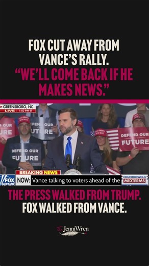 Fox News Cuts Away From JD Vance: ‘If He Makes News’ 😳 #Vance #FoxNews #Politics