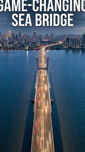 Not USA: INDIA Build Longest Sea Bridge| Trans Harbour link Mumbai | #shorts #mumbai #india