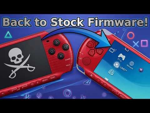 Installing back The Stock Firmware in The PSP