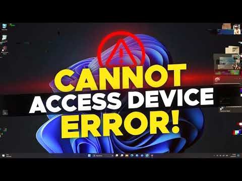 How to fix Windows Cannot Access The Specified Device Fortnite error