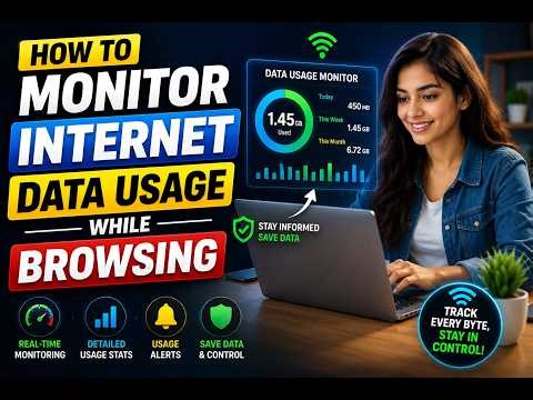 How to Monitor Internet Data Usage While Browsing