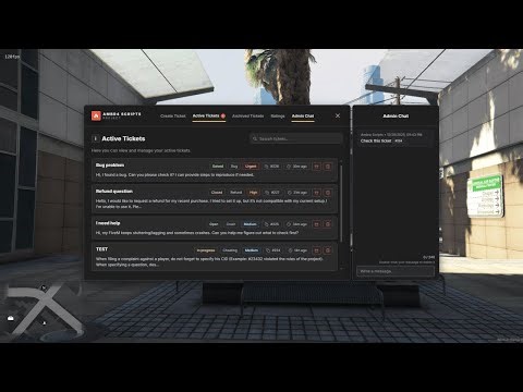ambr4 Scripts - FiveM Modern Reporn System (QBCORE, ESX, QBOX)