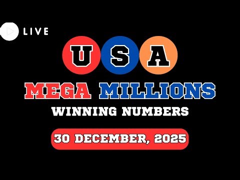 Mega Millions Lottery Drawing for Dec 30, 2025 - Live Winning Numbers & Results