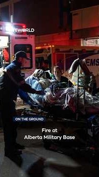 Fire breaks out in Alberta after deadly incident at military base