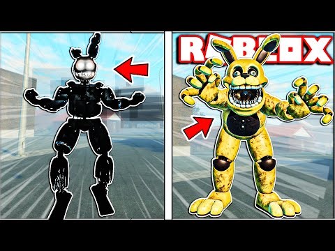 INTO THE PIT SPRINGBONNIE & SHADOW SPRINGTRAP IN FNAF LOST MIND RP! | FNAF ROBLOX