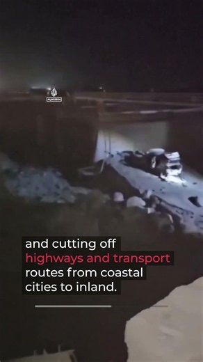 US strikes destroy key bridges, tower in southern Iran