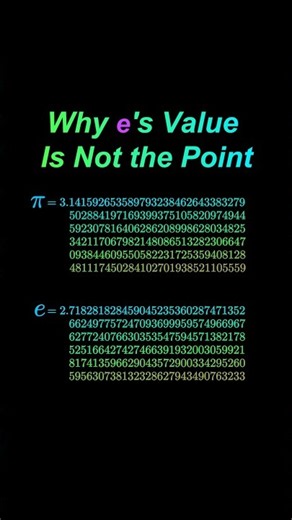 Why the Exact Value of e Doesn’t Matter?