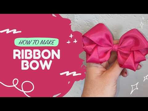 How to Make a Hair Bow | Easy Step-by-Step Tutorial for Beginners